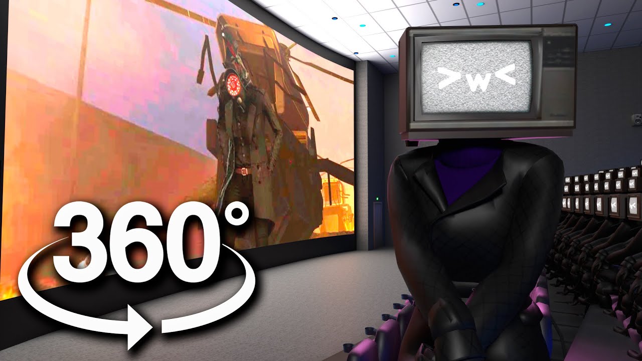 1 TV Man and 1000 TV Women | Skibidi Toilet 360&deg; Video