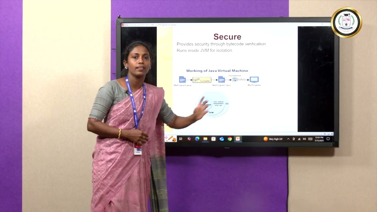 Features of Java - Ms Asha Judi V