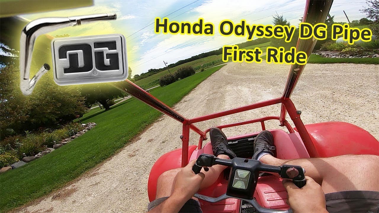 Honda Odyssey FL250 DG Pipe - IT RIPS!