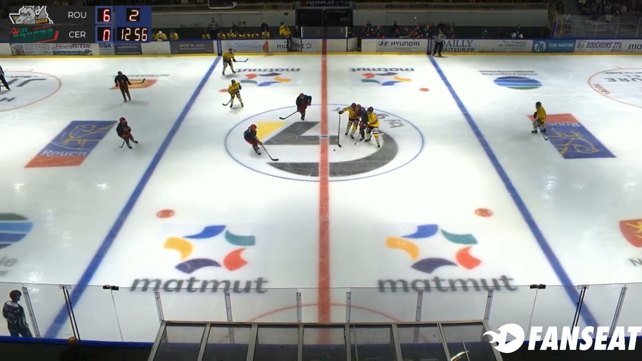 Dragons de Rouen 10 - 2 Jokers de Cergy match du 15 08 2023