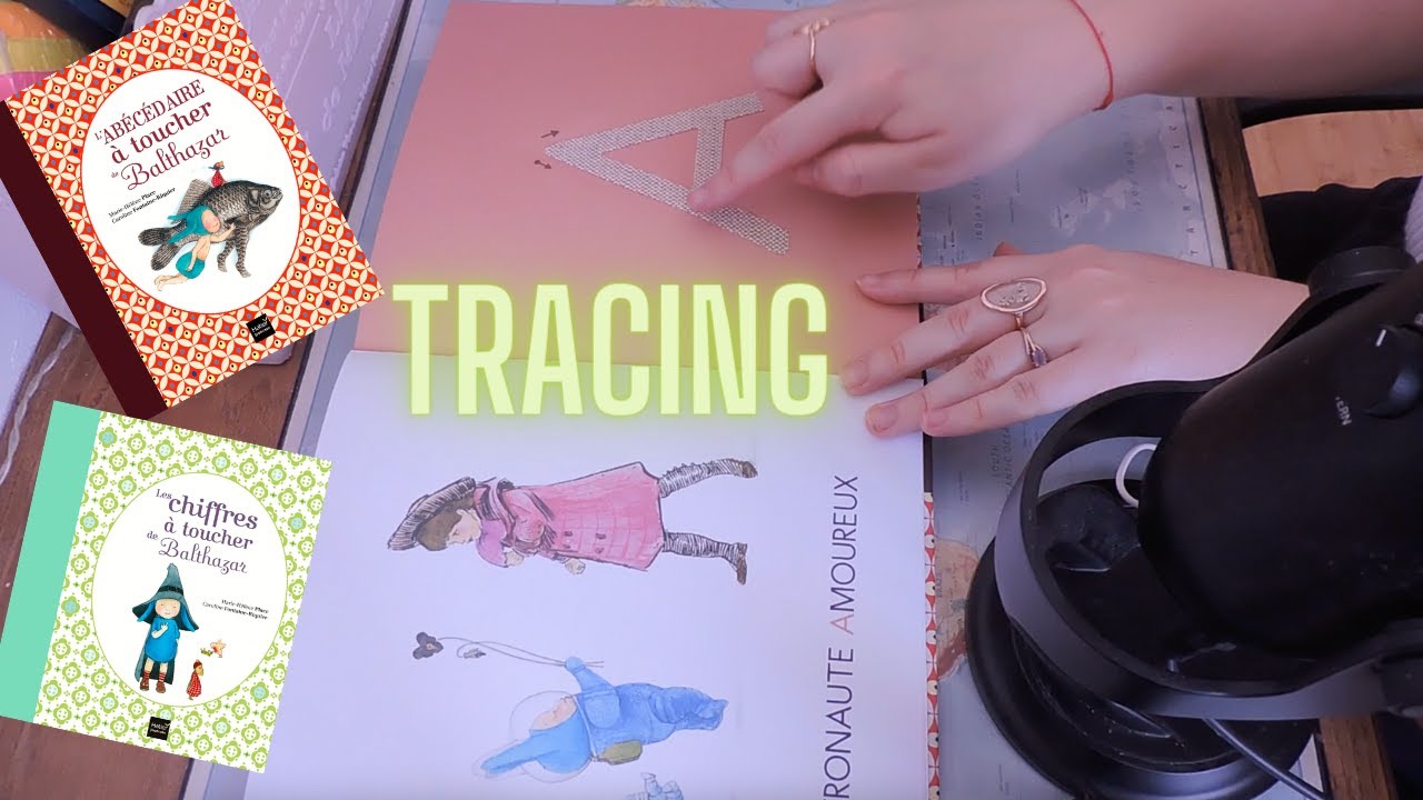 ASMR FR 💤 Tracing et chuchotements sur des livres Montessori ! 📖