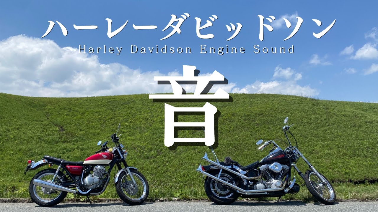 【Harley Davidson sound】ハーレーの音をとことん楽しむ。