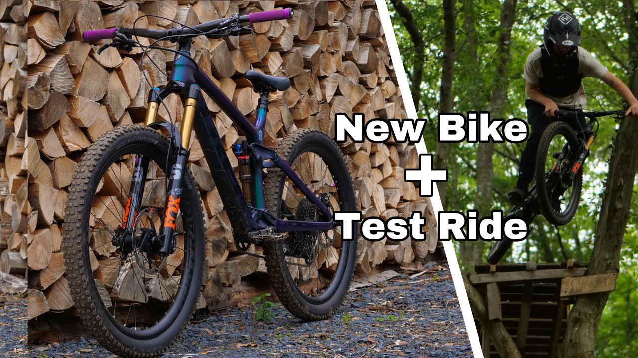Neues Bike testen | Dicker Step-up am  Hometrail