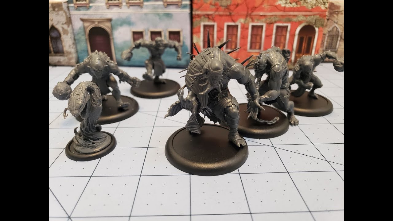 Wyrd: Malifaux Neverborn Euripides core box unboxed and built!