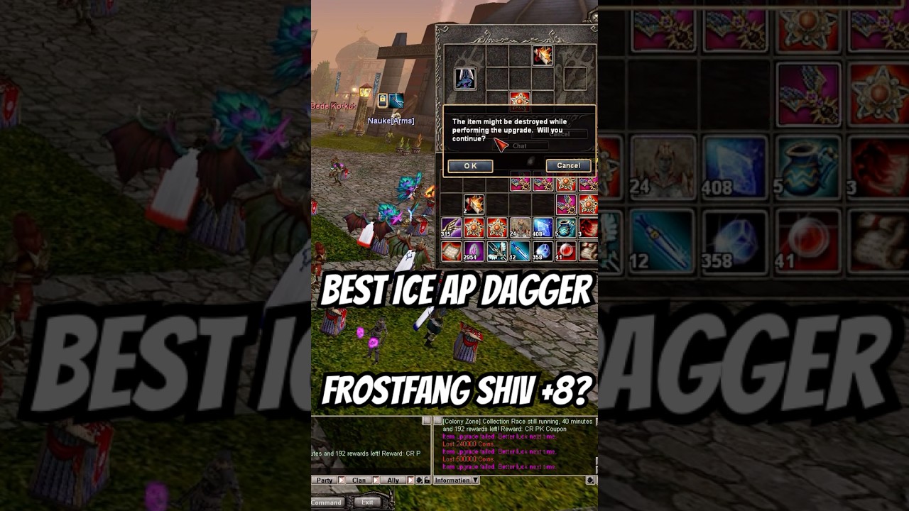 Another +8 Upgrade Attempt Success or Disaster? | Knight Online #shorts #upgrade #youtubeshorts #fun