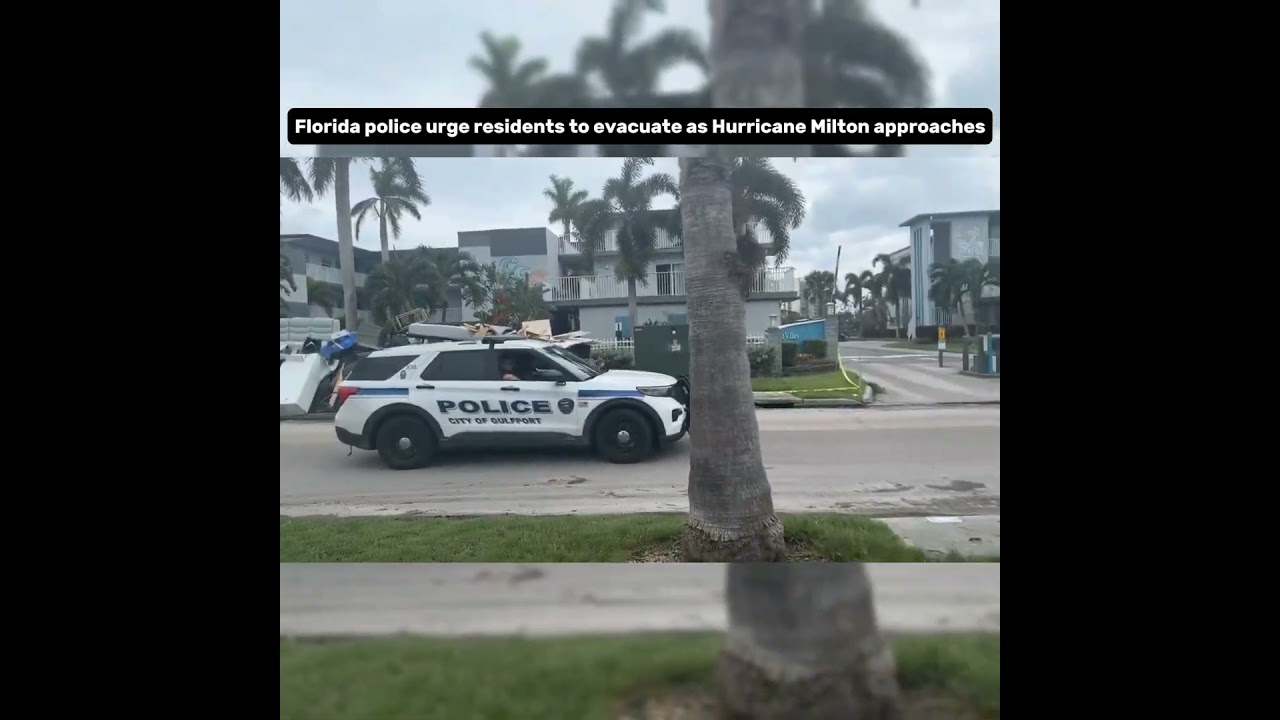 Evacuation Alert: Florida Residents, Prepare for Hurricane Milton #milton #florida