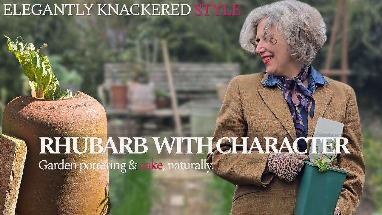 Rhubarb Patch Planting | Beatrix Potter Inspired | English Country Garden