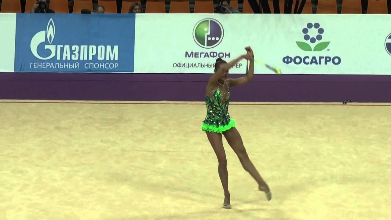 Mamun Margarita, clubs, Маргарита Мамун, булавы, Grand Prix, 2014, Moscow