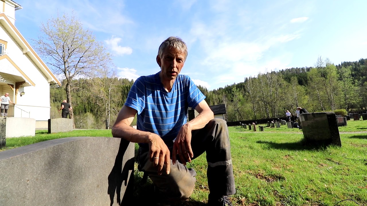 Rindalsskogen og &Oslash;vre Rindal Kirke mai 2018