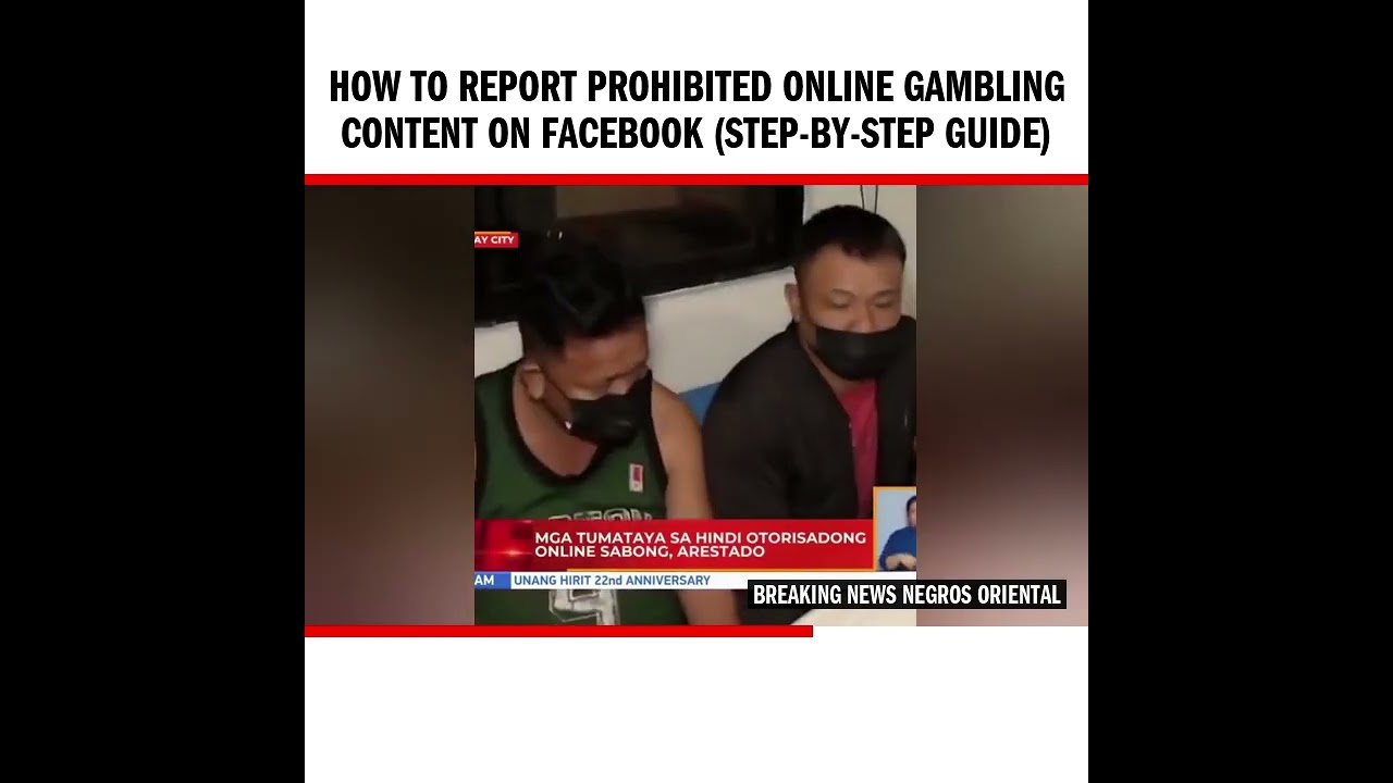 How to Report Prohibited Online Gambling Content on Facebook (Step-by-Step Guide)