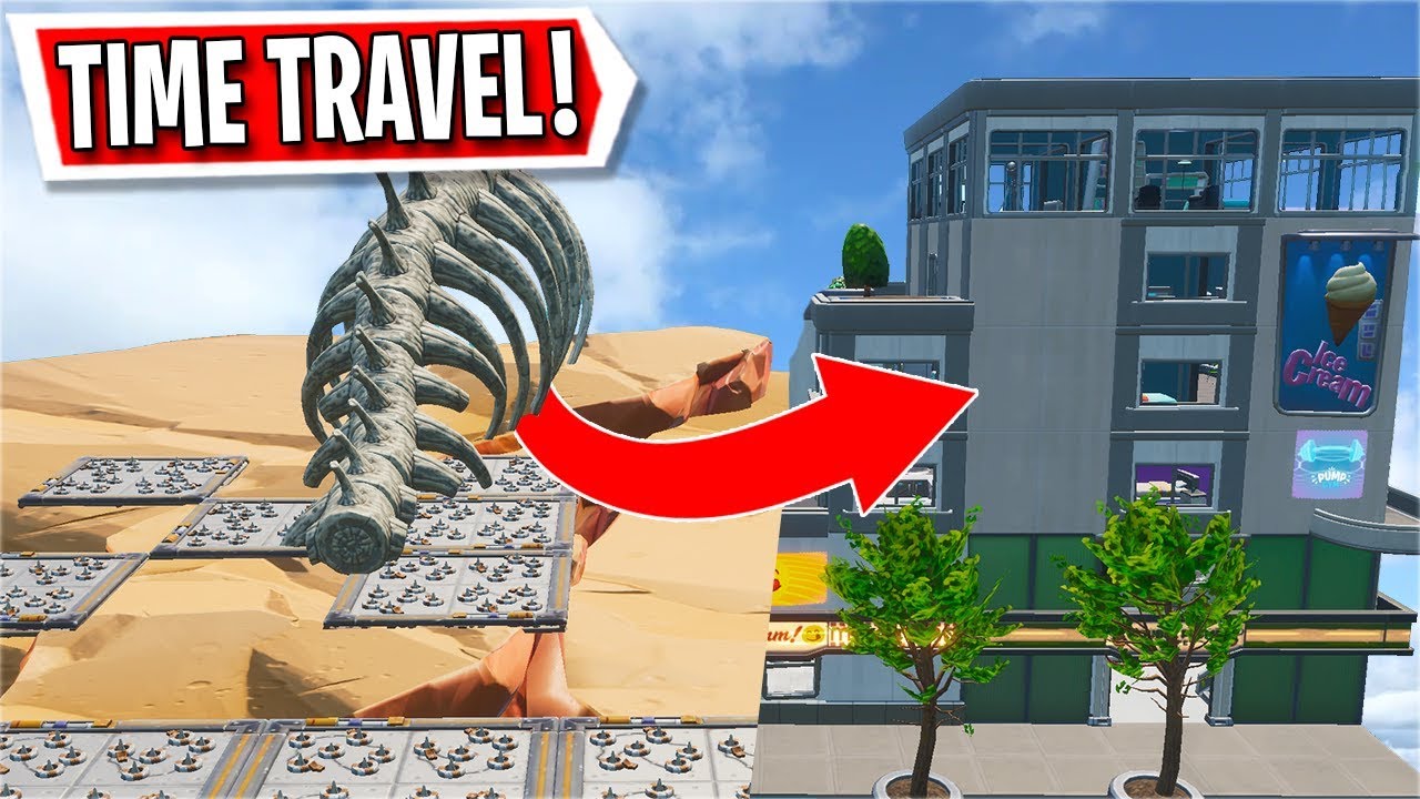 This Deathrun goes from the PAST to the FUTURE... (Fortnite Creative)