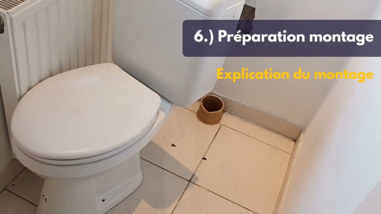 Remplacer un wc standard soi même avec moi