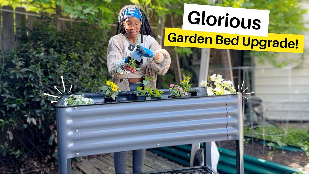 This Elevated Garden Bed Is a  MUST-HAVE!!😃🌿🙌🏾 #vegoelevatedgardens