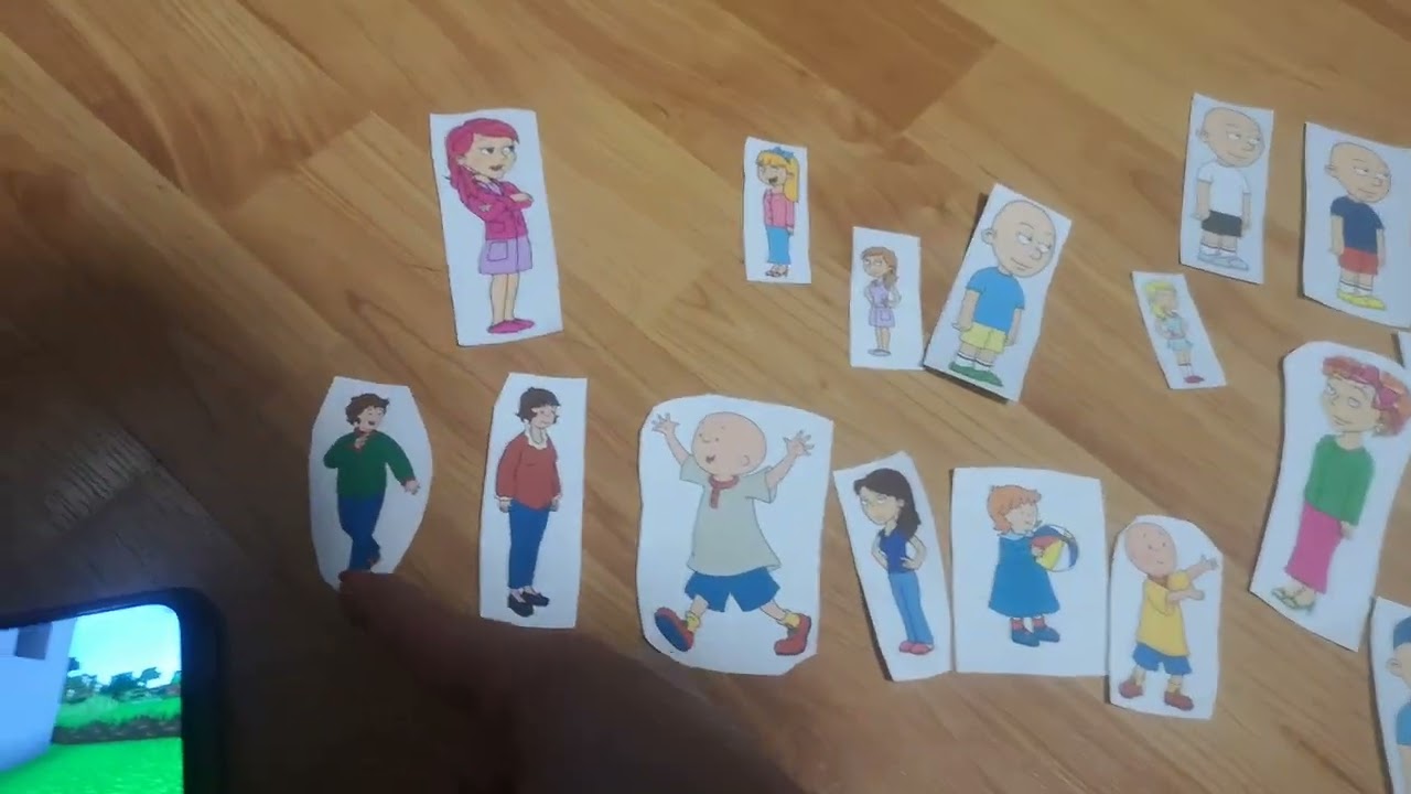 Caillou no le gusta la Casa Nueva y tiene 3 strikes y es castigado