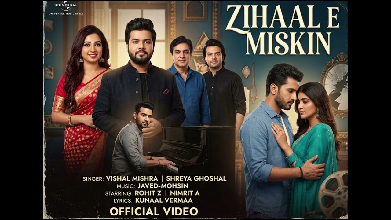 Zihaal e Miskin (Video) Javed-Mohsin | Vishal Mishra, Shreya Ghoshal | Rohit Z, Nimrit A Kunaal 2026