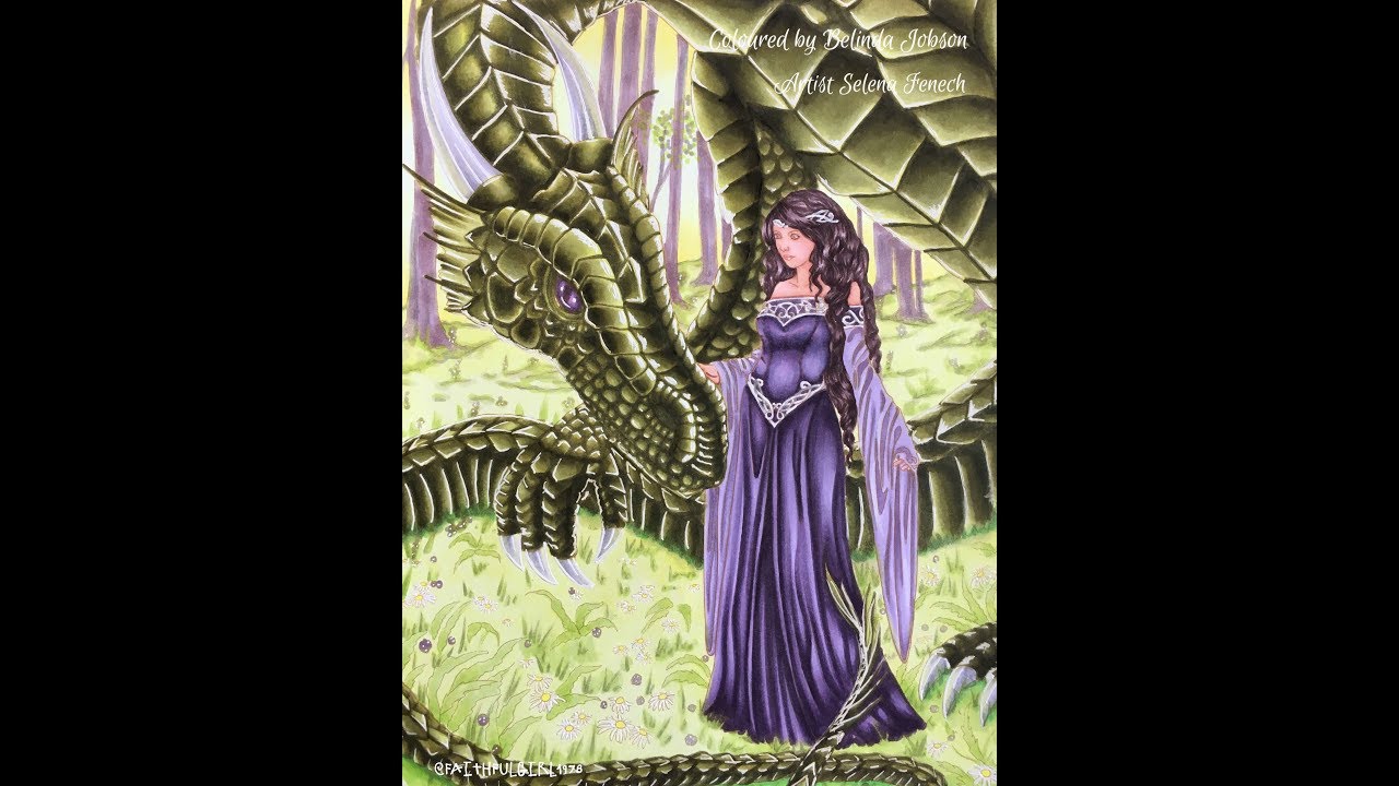 COPIC MARKER TUTORIAL | To Meet A Dragon Selina Fenech