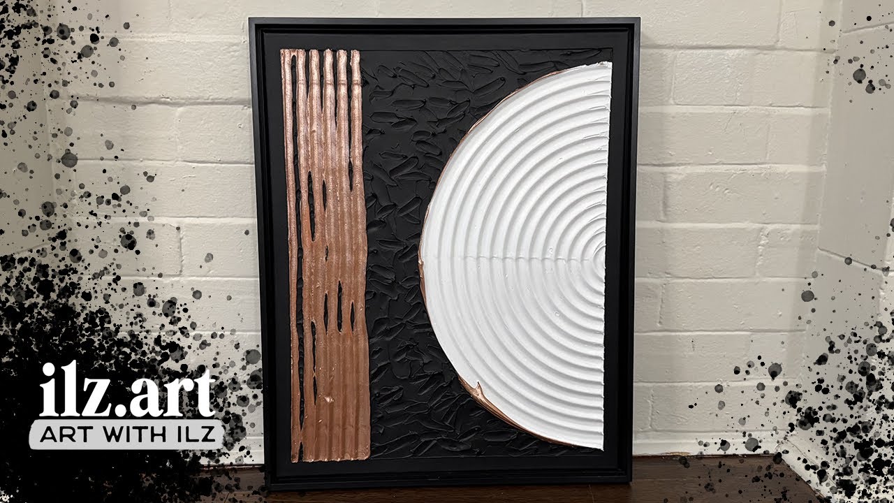 Stencils & Textured Art: Divided Light by 
