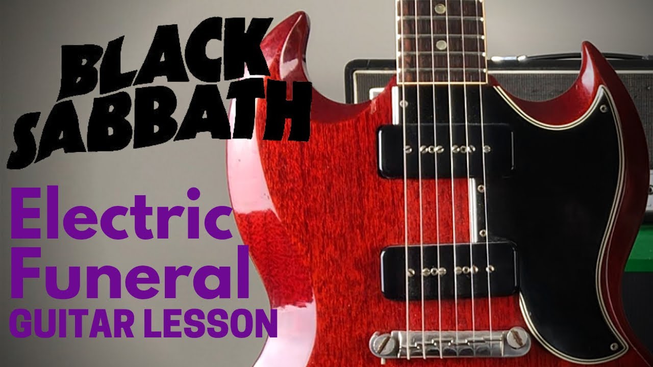 Урок игры на гитаре Black Sabbath — Electric Funeral — стандартный строй E
