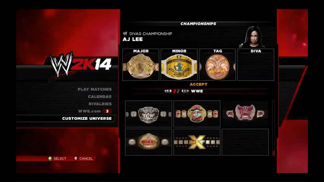 WWE 2K14: Universe Mode Walkthrough With New Features! (Rivalry Manager, NXT Championship & More!)