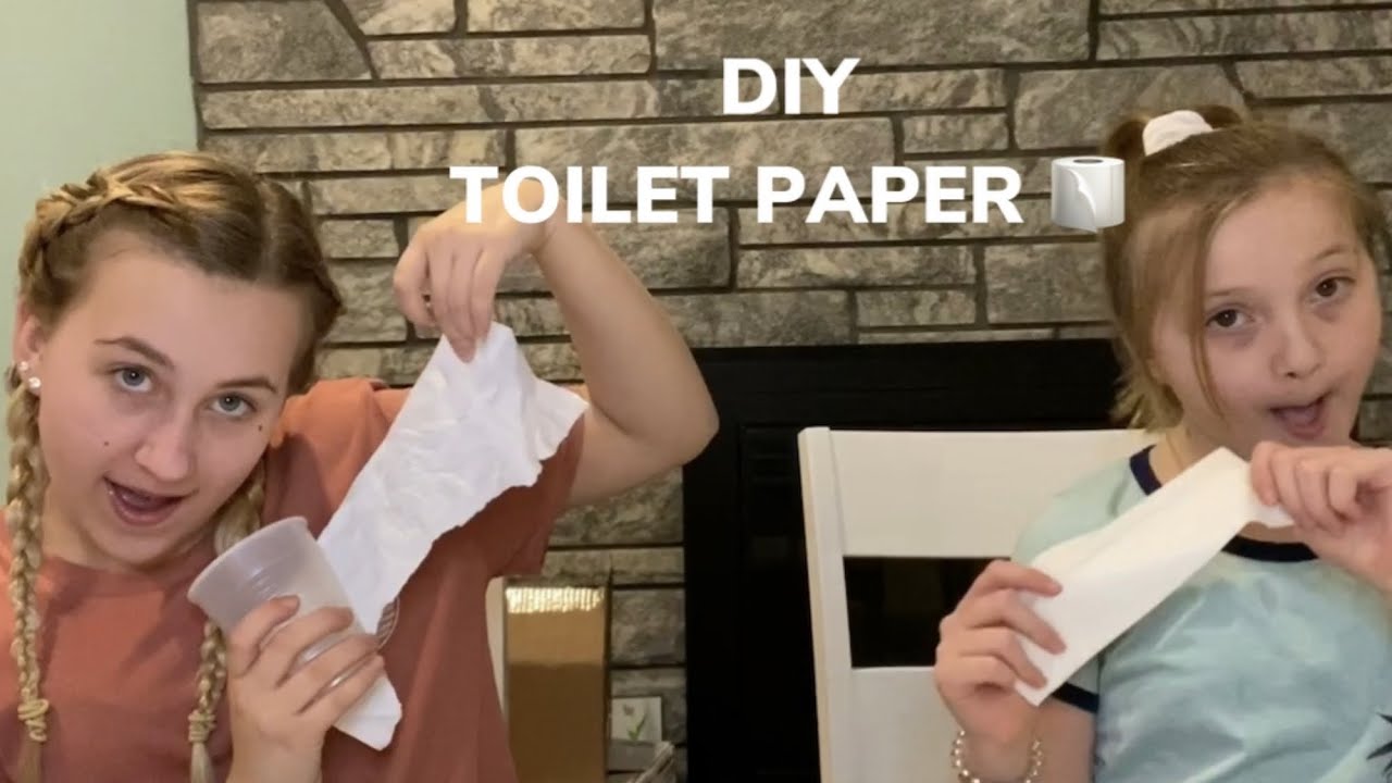 DIY Toilet Paper! 🧻 🤣 And Other Sanitary Products