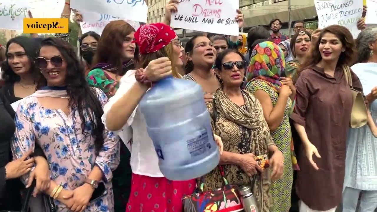 Transgender Community Protests Rising Inflation in Karachi