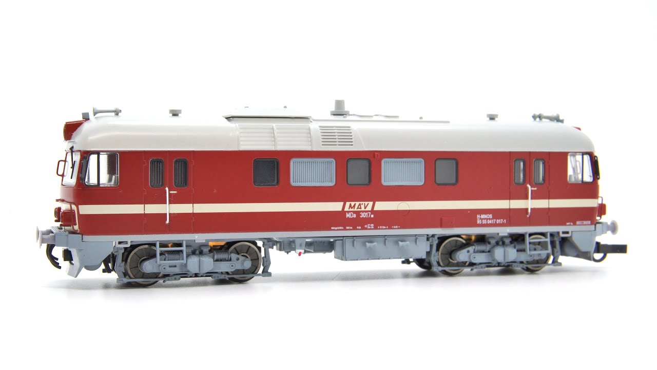 Modellbemutató: MTB MÁV MDa (MDmot) 3017 