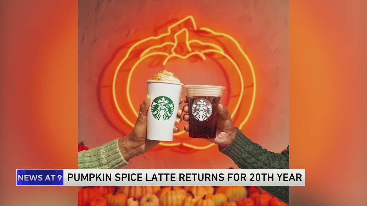 Starbucks' Pumpkin Spice Latte turns 20, slated to return Thursday