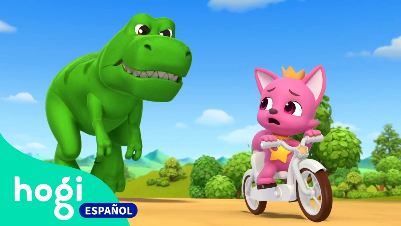 [TOP 💕] 🦖Dinosaurios y Bicicletas de Colores🚲 + T-Rex en Wonderville | Hogi en español
