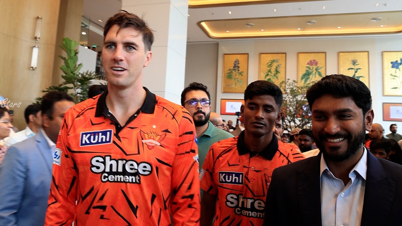 Pat Cummins & SRH Team Exclusive Visuals @ Apollo Hospitals Event