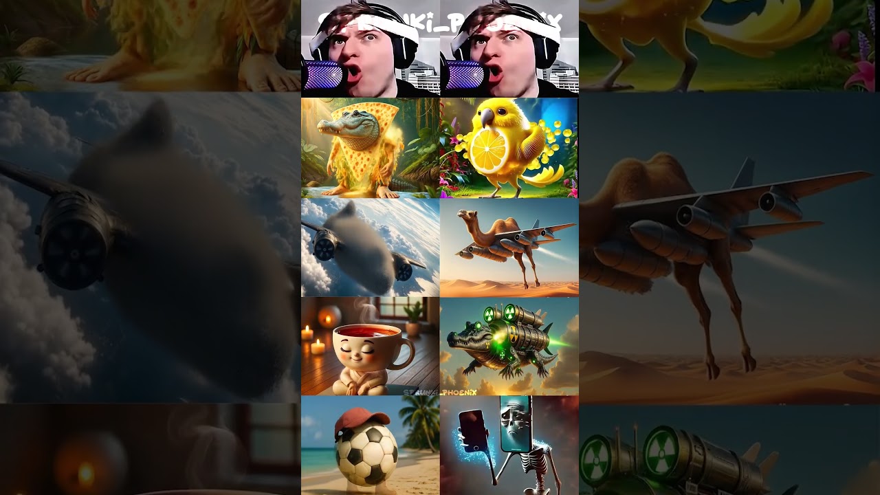 BOMBOCLAT CROCOCLAT X QUESADILLA CROCODILA | BUT THEY ARE NORMAL🍕🐊 *MIX VERSION* !🧠🍊 #sprunkiphoenix