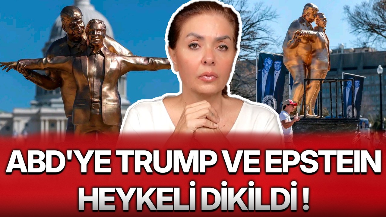 ABD'YE TRUMP VE EPSTEIN HEYKELİ DİKİLDİ !