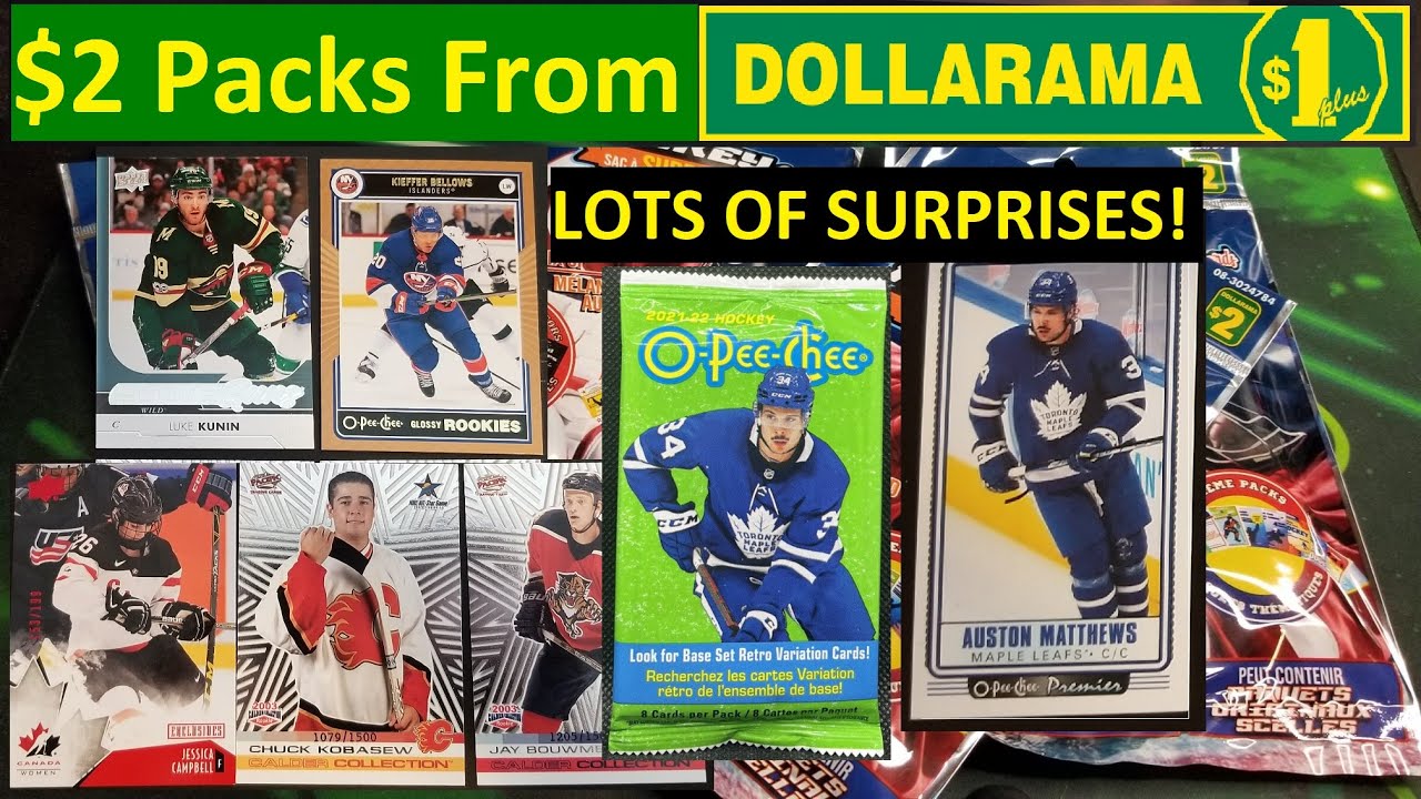Definitely Worth The Rip! Opening $2 Dollarama Hockey Packs
