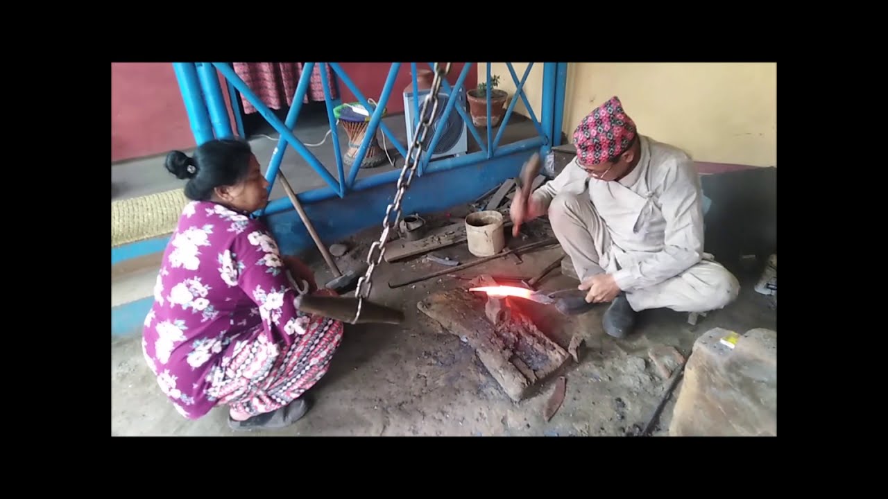 Making Kukri in Primitive Method | Exclusively only @ KHHI nepal (The Khukuri House)