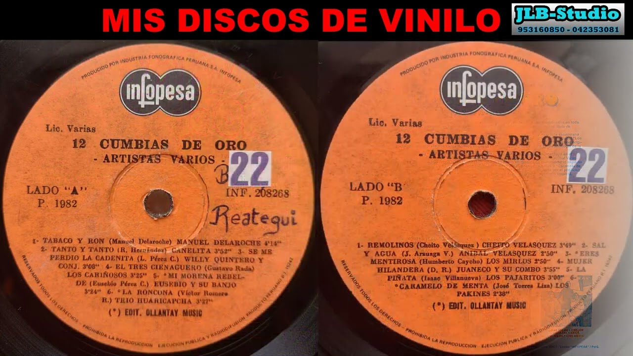 LP Doce Cumbias De Oro