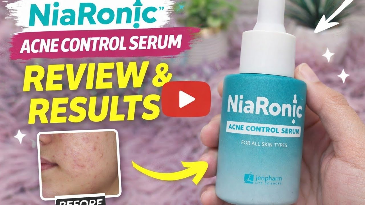  Jenpharm Niaronic Acne Control Serum Review || Results 😱 Before & After ✨ Worth Buying or Not???