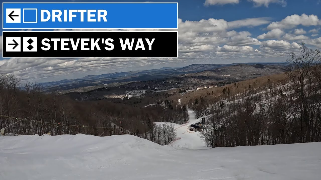 Stratton, VT - 🟦 Drifter to &loz;&loz; World Cup/Stevek's Way (3-26-25) [4K]