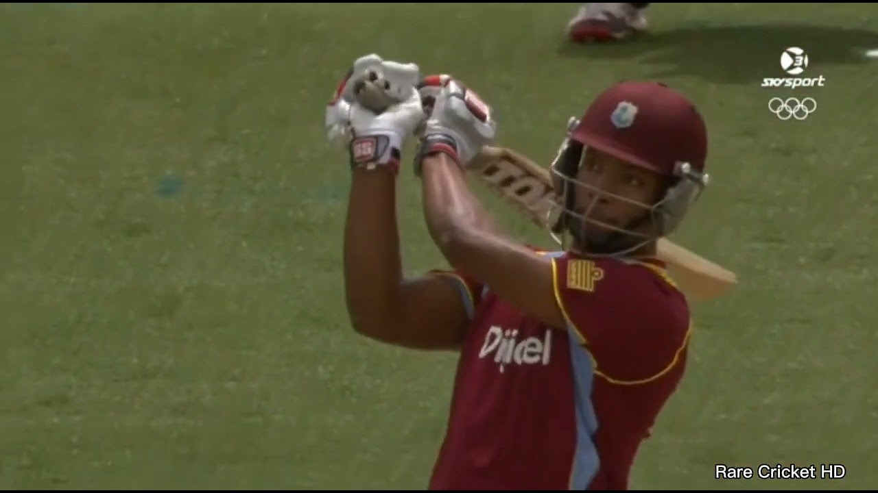 Kieran Powell 73 (44) vs New Zealand 5th ODI 2014 at Hamilton