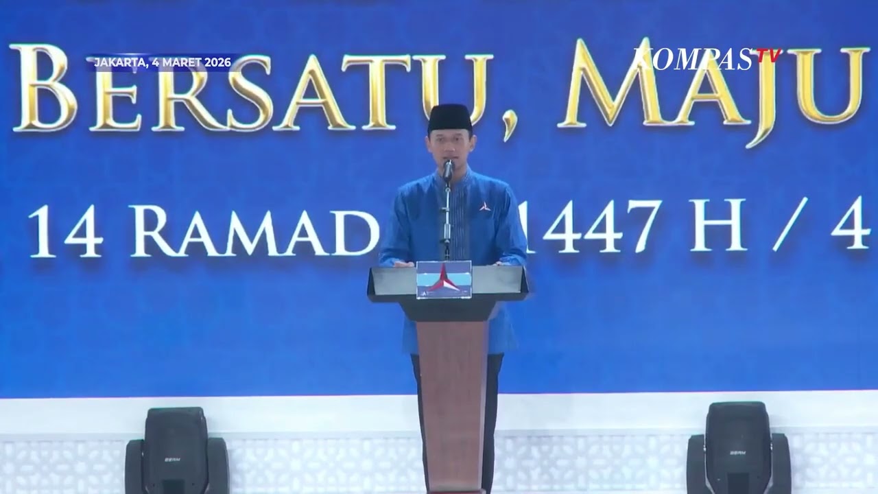 AHY Ungkap Alasan Presiden Prabowo Absen Bukber Demokrat