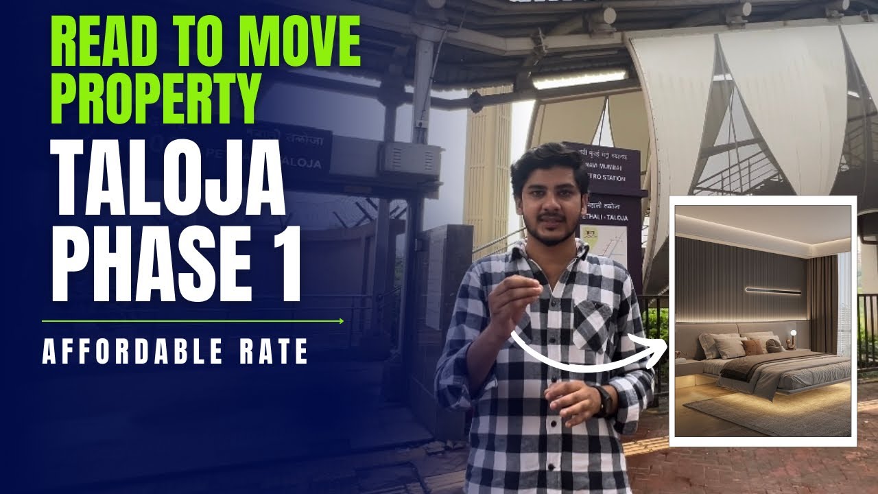 1BHK READY TO MOVE FLAT|IN TALOJA PHASE1| ALL TITLE CLEAR |CIDCO APPROVED| PAY ONLY 29LACS #trending