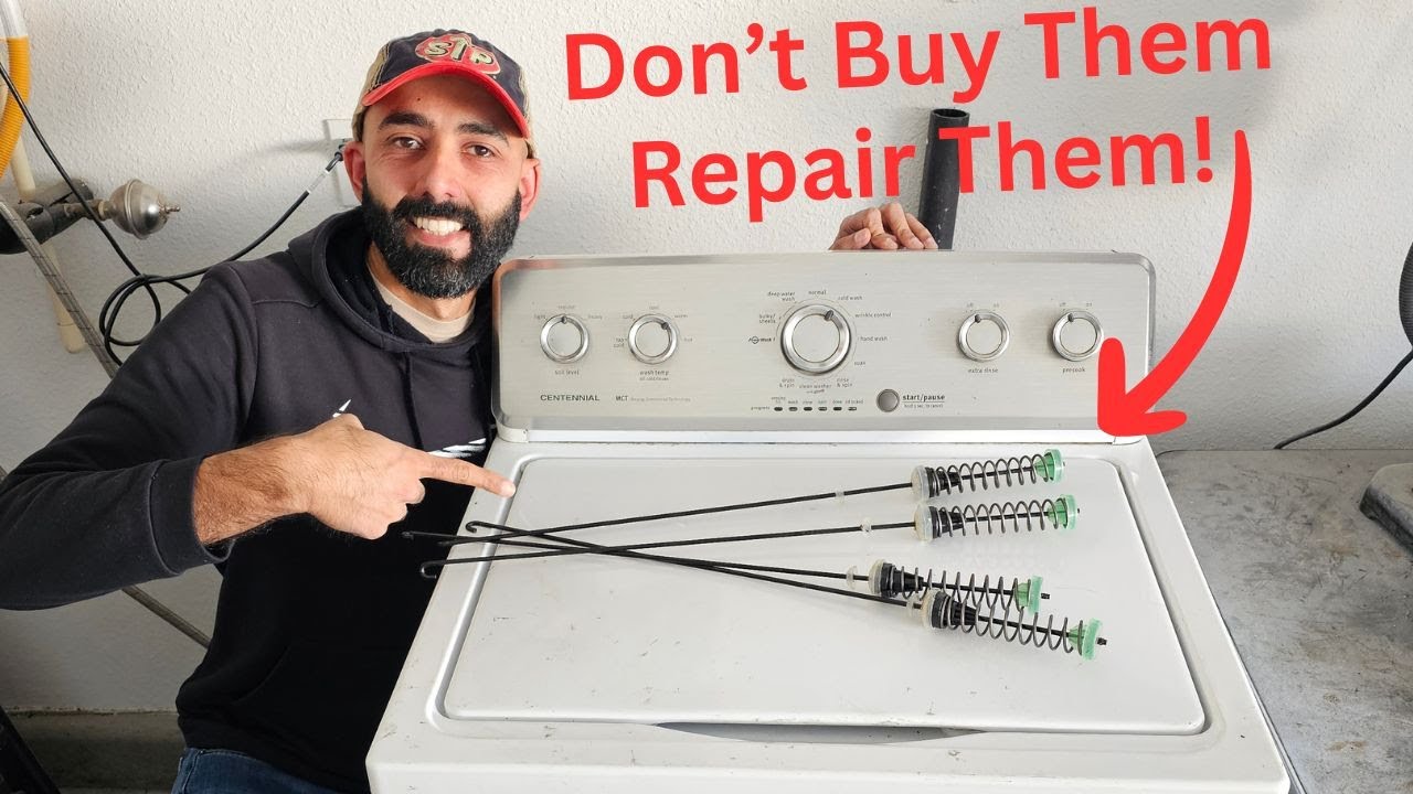 Легко отремонтируйте подвесные стержни Maytag/Whirlpool!