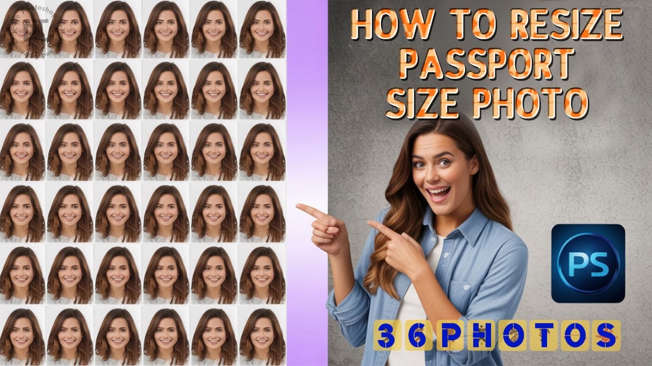 Измените размер вашей фотографии до ИДЕАЛЬНОГО размера для паспорта в Photoshop.