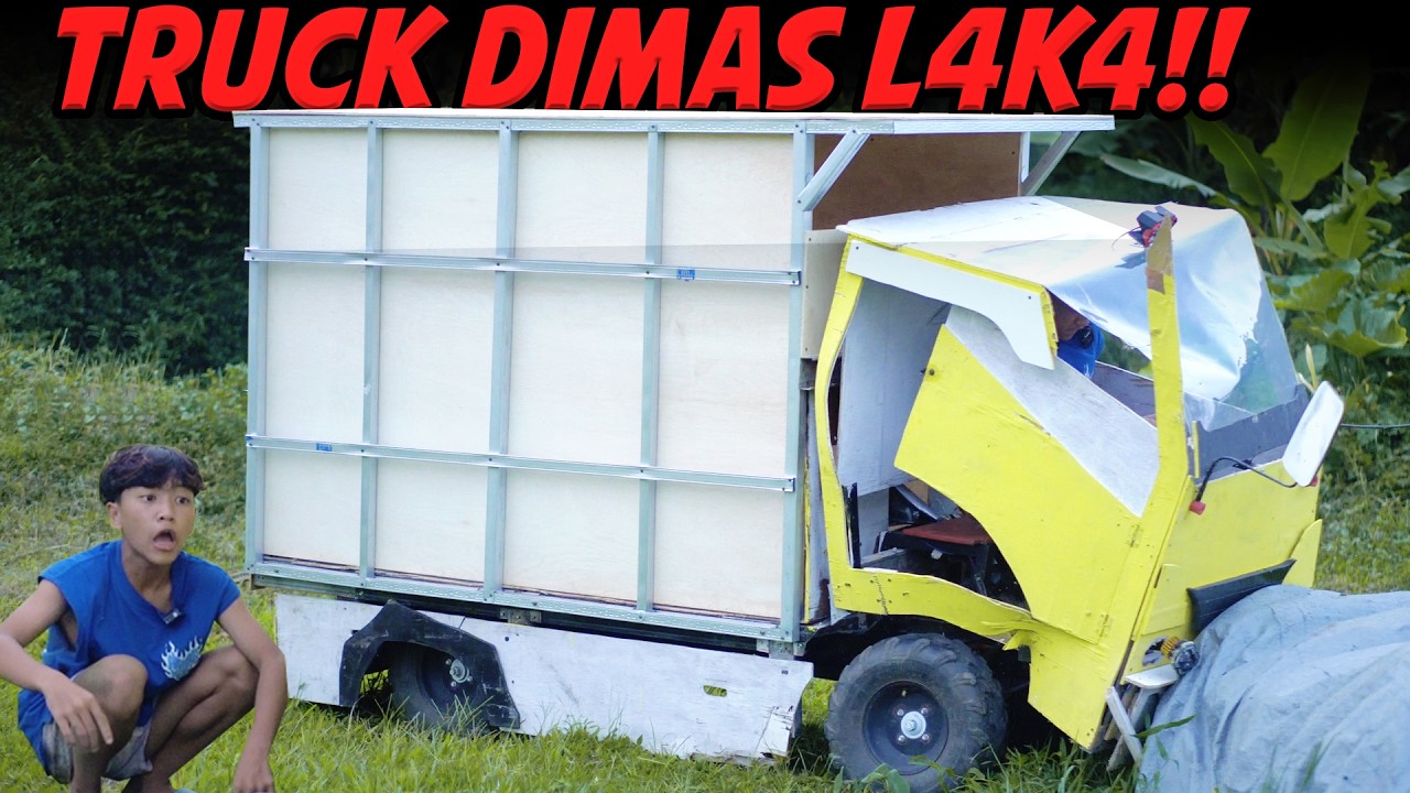 RUSAK!!! TRUK DIMAS NABR4K, DIRUSAKIN KAK ADIT??? KABIN REMEK GARA GARA INI😭😭😭