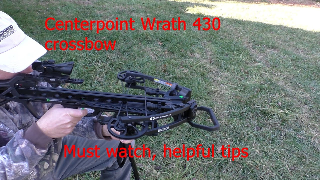 Centerpoint Wrath 430 Crossbow, watch before you buy, fast affordable crossbow with a few issues.