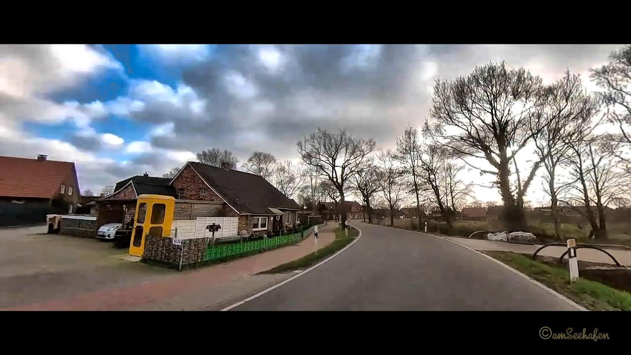 Ostfriesland entdecken Fahrt durch Wiegboldsbur Aurich Südbrookmerland SBL car ride in East Frisia