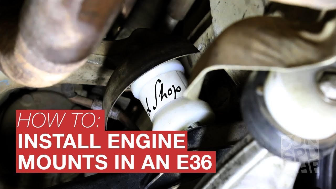 BMW Engine Mount Install - E36 - Condor Speed Shop