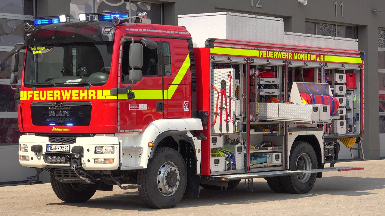 [FAHRZEUGVORSTELLUNG & EINSATZ&Uuml;BUNG] - Der neue R&uuml;stwagen der Feuerwehr Monheim am Rhein -