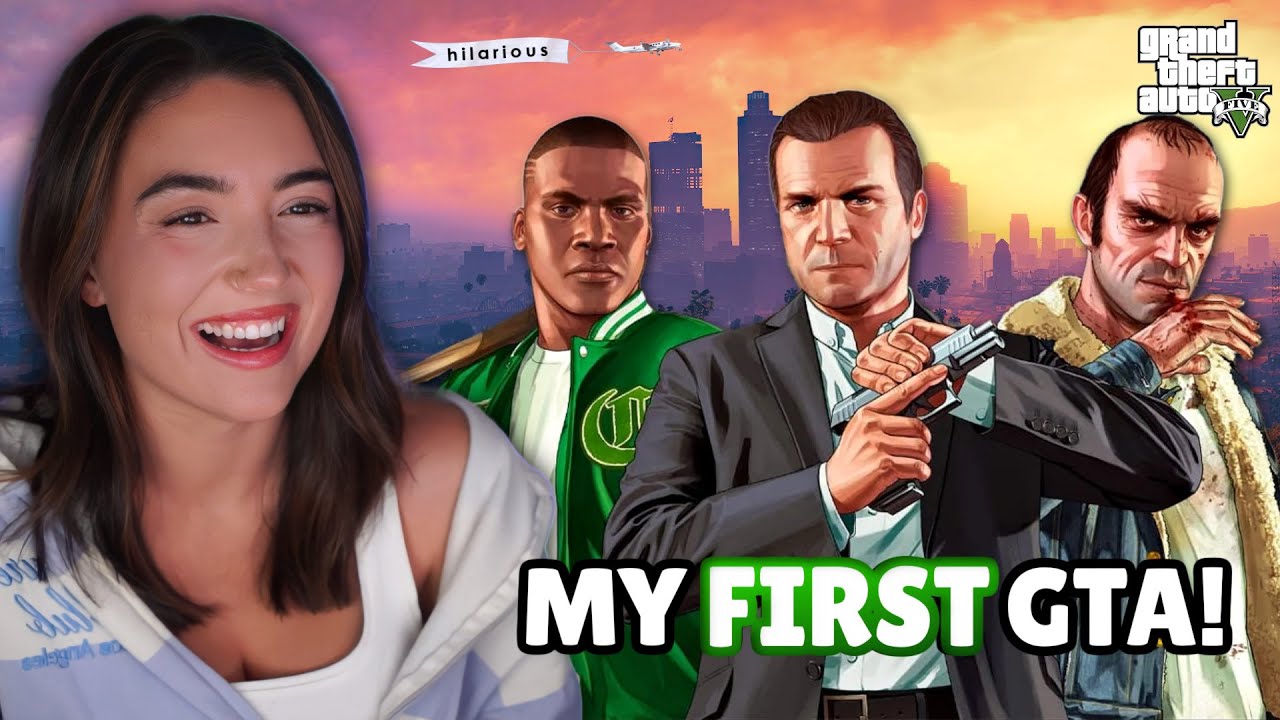 MY FIRST EVER GTA! HAHA HIDE YOUR WIFE, HIDE YO KIDS  - GTA V Part 1