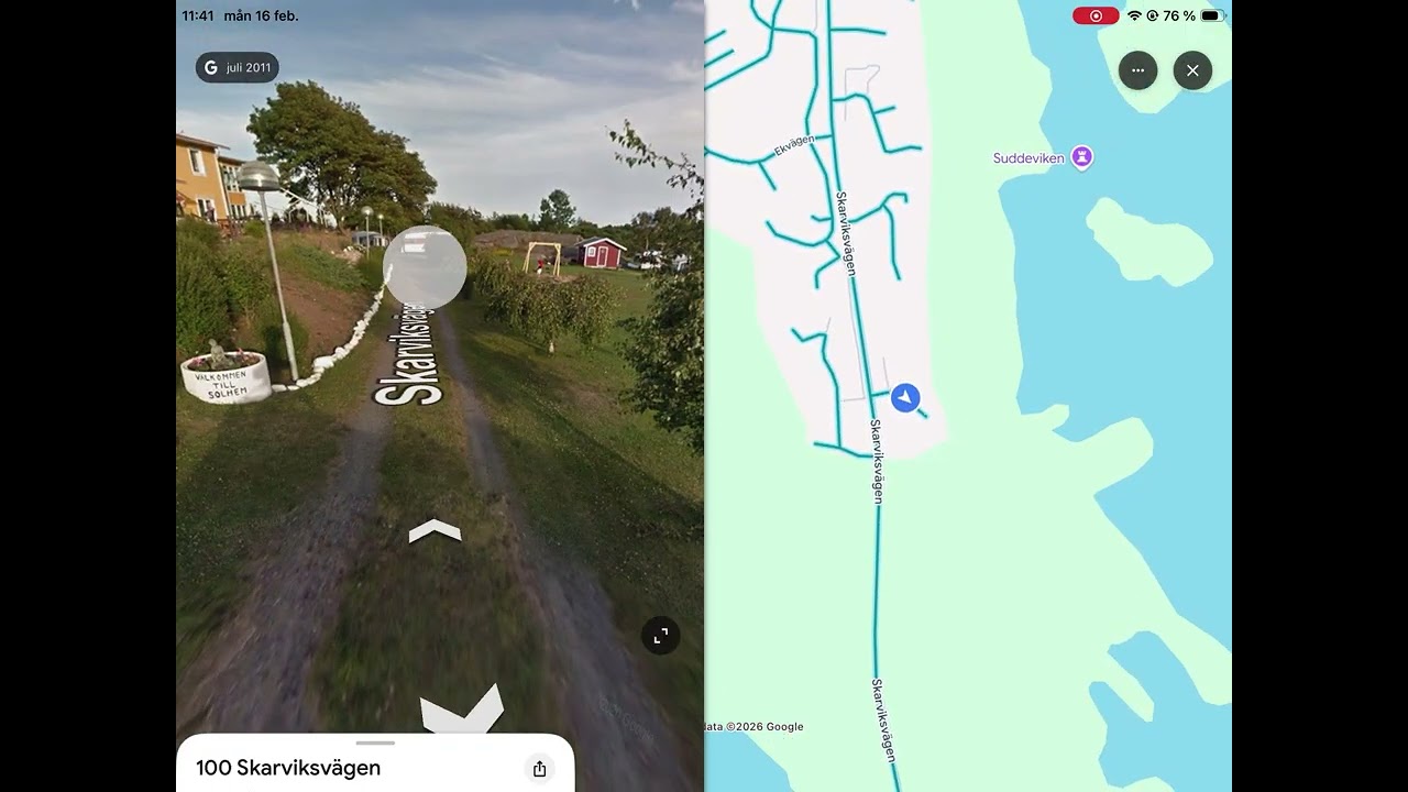 Google Street View - Visiting All Streets on Kalvsund, Björkö, Hälsö & Öckerö