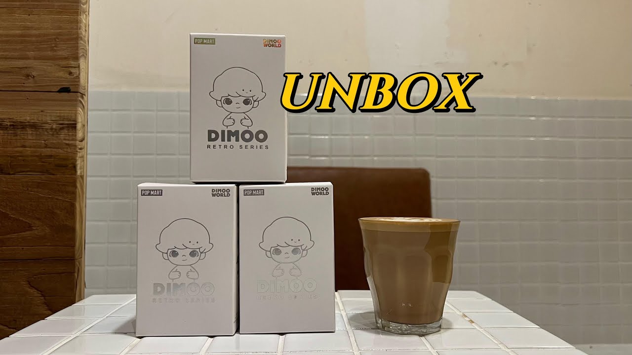 Happy Weekend through unboxing Dimoo Retro Series | POP MART Australia | Chase Dreams with Dimoo