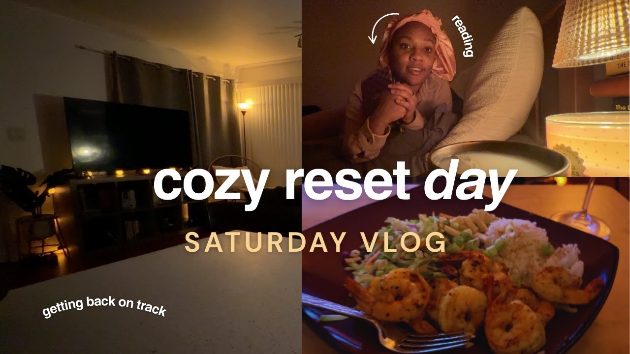 Bouncing back after a luteal slump | Cozy Saturday vlog ✨